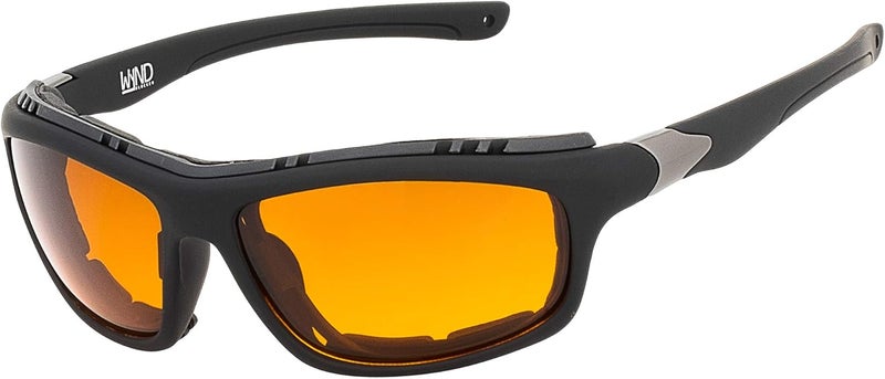 WYND Blocker Polarized Dry Eye Wind Resistant Sunglasses Motorcycle Glasses (Model 335 Polarized) - Image 2